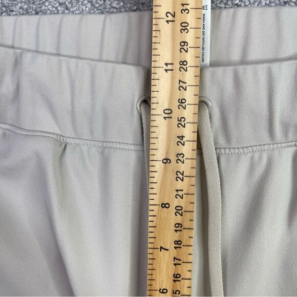 Yogalicious Pants Women's XL Beige Lux Avenue Straight Leg Elastic Waist Active - Picture 8 of 12